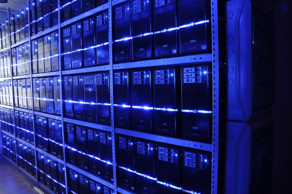 Server room of BalticServers